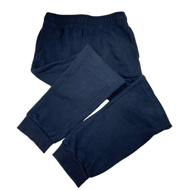 Unisex Target, navy fleece-lined school track pants, inside leg: 61cm, EUC, size 7-8,  