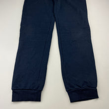 Load image into Gallery viewer, Unisex Target, navy fleece-lined school track pants, inside leg: 61cm, EUC, size 7-8,  