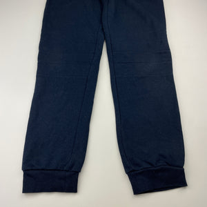 Unisex Target, navy fleece-lined school track pants, inside leg: 61cm, EUC, size 7-8,  