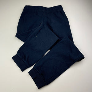 Unisex Target, navy fleece-lined school track pants, inside leg: 61cm, EUC, size 7-8,  