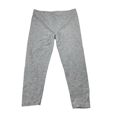Girls Target, grey marle stretchy leggings, inside leg: 32cm, EUC, size 3,  