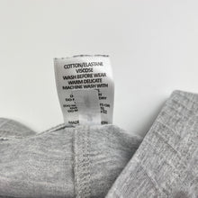 Load image into Gallery viewer, Girls Target, grey marle stretchy leggings, inside leg: 32cm, EUC, size 3,  
