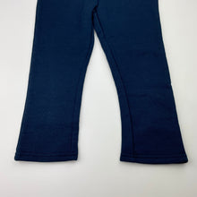 Load image into Gallery viewer, Girls Anko, navy fleece-lined track pants, inside leg: 35cm, EUC, size 3,  