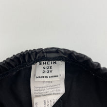 Load image into Gallery viewer, Girls SHEIN, lightweight leggings, elasticated, inside leg: 29cm, EUC, size 2-3,  