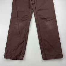 Load image into Gallery viewer, Boys Brilliant Basics, brown cotton pants, elasticated, inside leg: 47.5cm, EUC, size 5,  