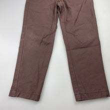 Load image into Gallery viewer, Boys Brilliant Basics, brown cotton pants, elasticated, inside leg: 43.5cm, EUC, size 4,  