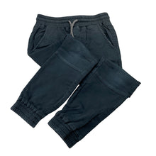 Load image into Gallery viewer, Boys Cotton On, navy stretch cotton casual pants, elasticated, wash fade, FUC, size 5,  