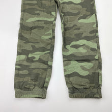 Load image into Gallery viewer, Boys Carter&#39;s, khaki camo print cotton pants, elasticated, inside leg: 38.5cm, EUC, size 4,  