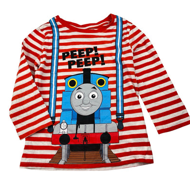 Boys Thomas & Friends, cotton long sleeve tee / top, GUC, size 4,  