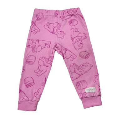Girls Disney, Winnie the Pooh stretchy pyjama pants / bottoms, FUC, size 1,  
