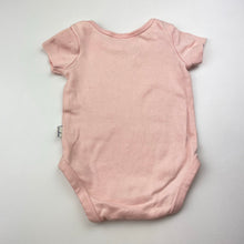 Load image into Gallery viewer, Girls Tiny Little Wonders, organic cotton bodysuit / romper, rabbit, GUC, size 000,  