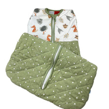 Load image into Gallery viewer, Unisex Living Textiles, 2.5 TOG wadded cotton sleeping bag, wash fade, FUC, size 00-0,  