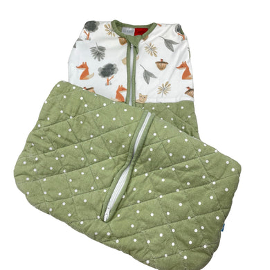 Unisex Living Textiles, 2.5 TOG wadded cotton sleeping bag, wash fade, FUC, size 00-0,  