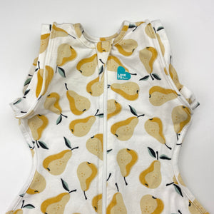 Unisex LOVE TO DREAM, 1.0 TOG SWADDLE UP transition bag, Medium *no wings*, GUC, size 00,  