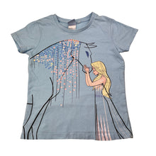 Load image into Gallery viewer, Girls Disney, Frozen Elsa cotton tee / top, FUC, size 5,  
