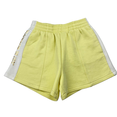 Girls Zara, yellow & white shorts, elasticated, GUC, size 10,  