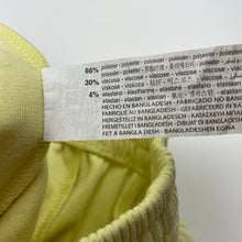 Load image into Gallery viewer, Girls Zara, yellow &amp; white shorts, elasticated, GUC, size 10,  