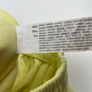 Girls Zara, yellow & white shorts, elasticated, GUC, size 10,  