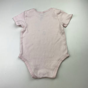 Girls Dymples, pink cotton bodysuit / romper, EUC, size 1,  