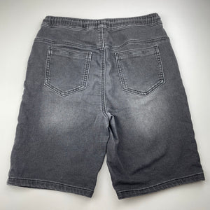 Boys Anko, stretch knit denim shorts, elasticated, GUC, size 14,  
