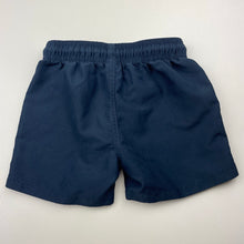 Load image into Gallery viewer, Boys Anko, navy lightweight boardshorts, elasticated, EUC, size 2,  