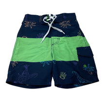 Load image into Gallery viewer, Boys Tilt, lightweight boardshorts, elasticated, dinosaurs, EUC, size 4,  