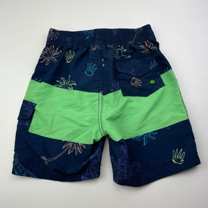 Boys Tilt, lightweight boardshorts, elasticated, dinosaurs, EUC, size 4,  