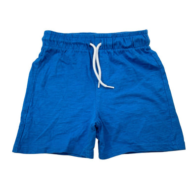 Boys Anko, blue cotton shorts, elasticated, EUC, size 4,  
