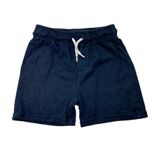 Load image into Gallery viewer, Boys Anko, navy cotton shorts, elasticated, GUC, size 4,  