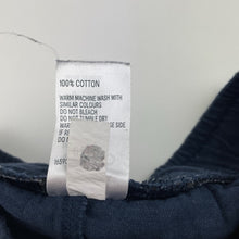 Load image into Gallery viewer, Boys Anko, navy cotton shorts, elasticated, GUC, size 4,  