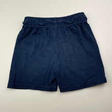 Load image into Gallery viewer, Boys Anko, navy cotton shorts, elasticated, GUC, size 4,  