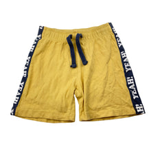 Load image into Gallery viewer, Boys KID, yellow cotton casual shorts, elasticated, FUC, size 4,  