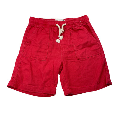 Boys Cotton On, red cotton shorts, elasticated, GUC, size 4,  