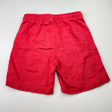 Load image into Gallery viewer, Boys Cotton On, red cotton shorts, elasticated, GUC, size 4,  