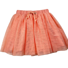 Load image into Gallery viewer, Girls Junior Zone, lined coral tulle skirt, elasticated, L: 33cm, GUC, size 10,  
