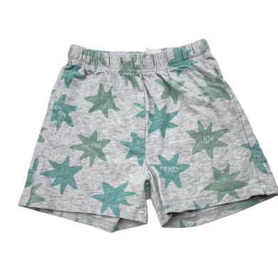 Unisex Cotton On, stretchy Christmas pyjama shorts, GUC, size 4,  
