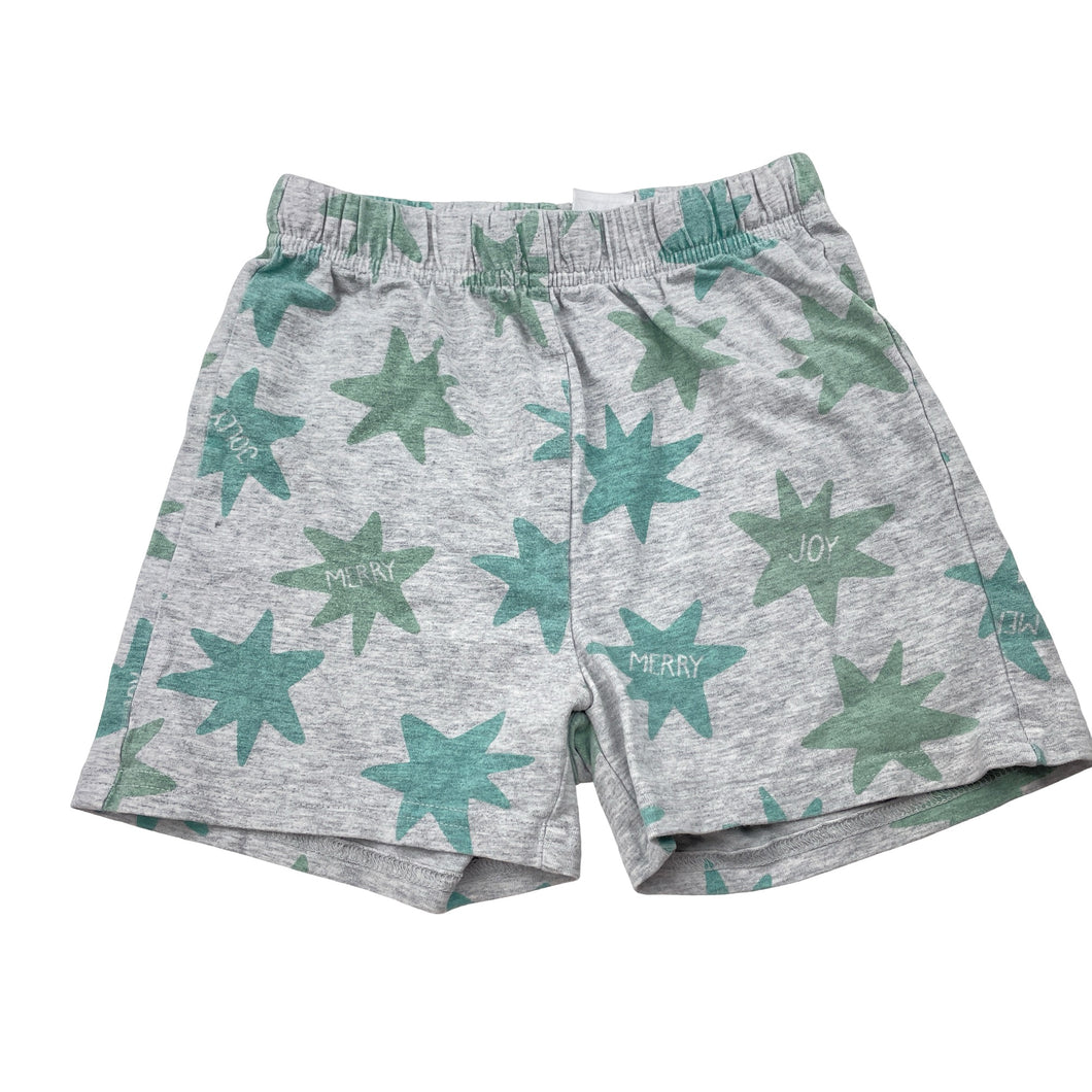 Unisex Cotton On, stretchy Christmas pyjama shorts, GUC, size 4,  
