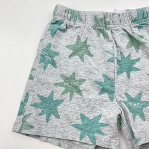 Unisex Cotton On, stretchy Christmas pyjama shorts, GUC, size 4,  