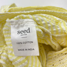 Load image into Gallery viewer, Girls Seed, broderie trim lightweight cotton shorts / skort, elasticated, EUC, size 10,  