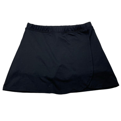 Girls Active & Co, black sports skort, elasticated, GUC, size 7,  