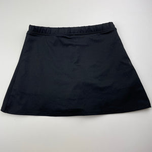 Girls Active & Co, black sports skort, elasticated, GUC, size 7,  