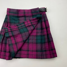 Load image into Gallery viewer, Girls GLEN APPIN, made in Scotland, tartan kilt / skirt, elasticated, L: 28cm, EUC, size 4,  