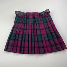 Load image into Gallery viewer, Girls GLEN APPIN, made in Scotland, tartan kilt / skirt, elasticated, L: 28cm, EUC, size 4,  