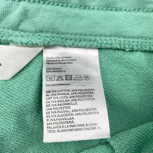 Boys H&M, green casual shorts, elasticated, EUC, size 12,  