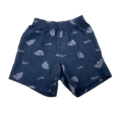 Boys Milkshake, navy cotton pyjama shorts, elasticated, GUC, size 2,  