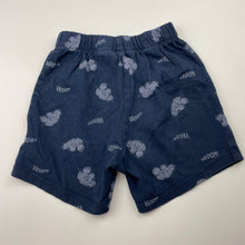Load image into Gallery viewer, Boys Milkshake, navy cotton pyjama shorts, elasticated, GUC, size 2,  