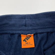 Load image into Gallery viewer, Boys Tilt, navy shorts, elasticated, dinosaurs, EUC, size 2,  