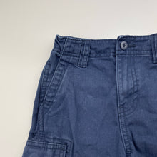 Load image into Gallery viewer, Boys Cotton On, navy cotton cargo shorts, adjustable, GUC, size 2,  