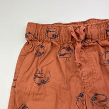 Load image into Gallery viewer, Boys KID, lightweight cotton shorts, elasticated, dinosaurs, GUC, size 5,  
