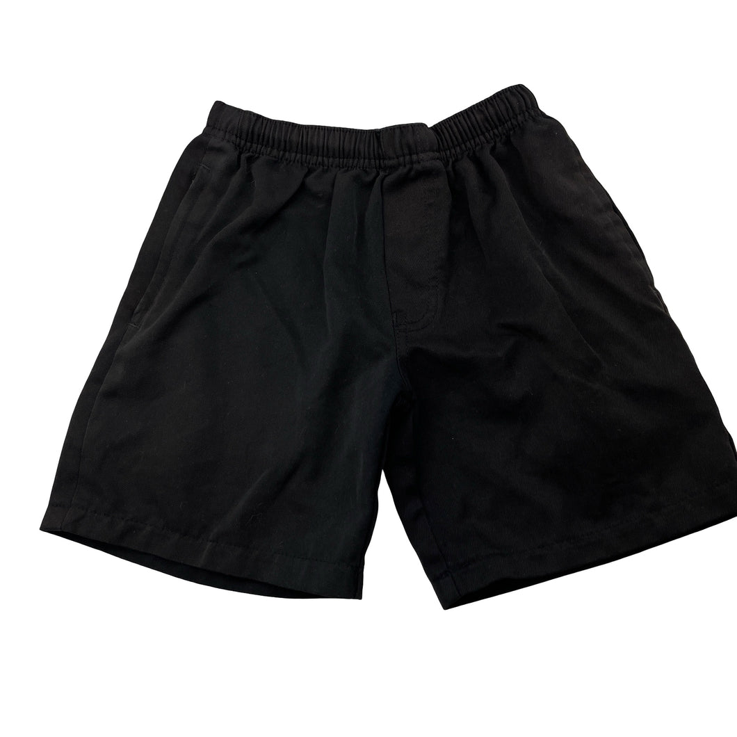 Boys BEARE & LEY, black school shorts, elasticated, GUC, size 4,  